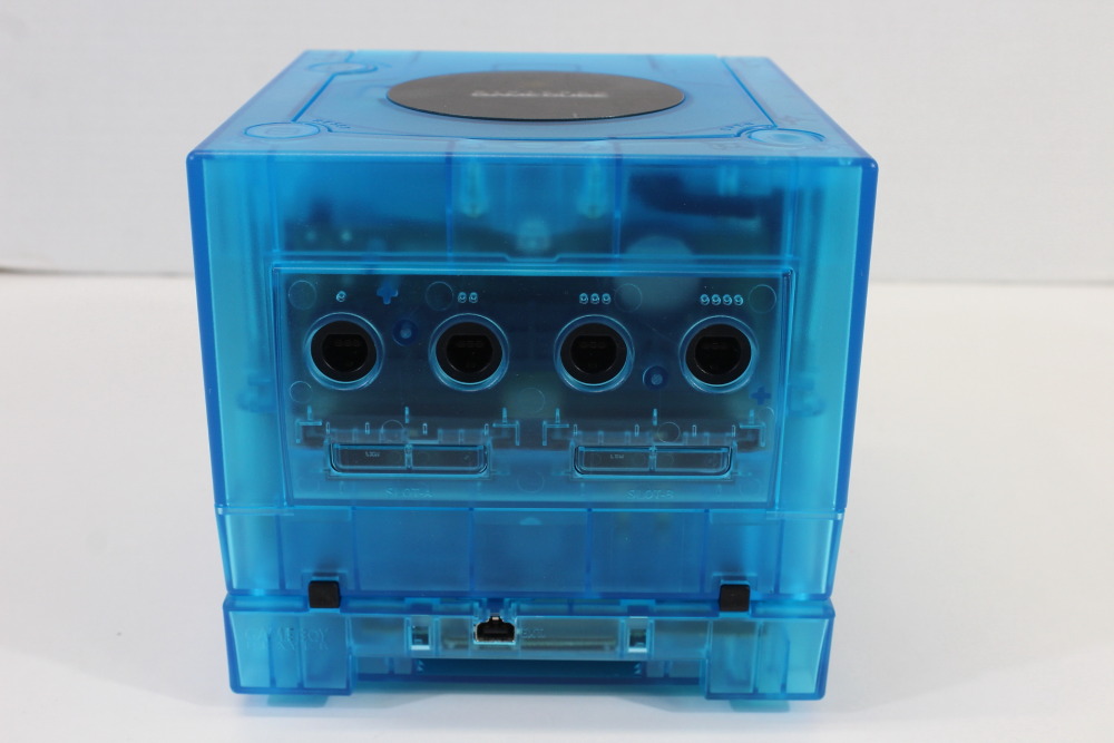 Nintendo GameCube Clear Ice Blue Console W/ NTSC-J & NTSC-U/C Region Switch Gameboy Player & Start up Disc (A) Nintendo GameCube GC