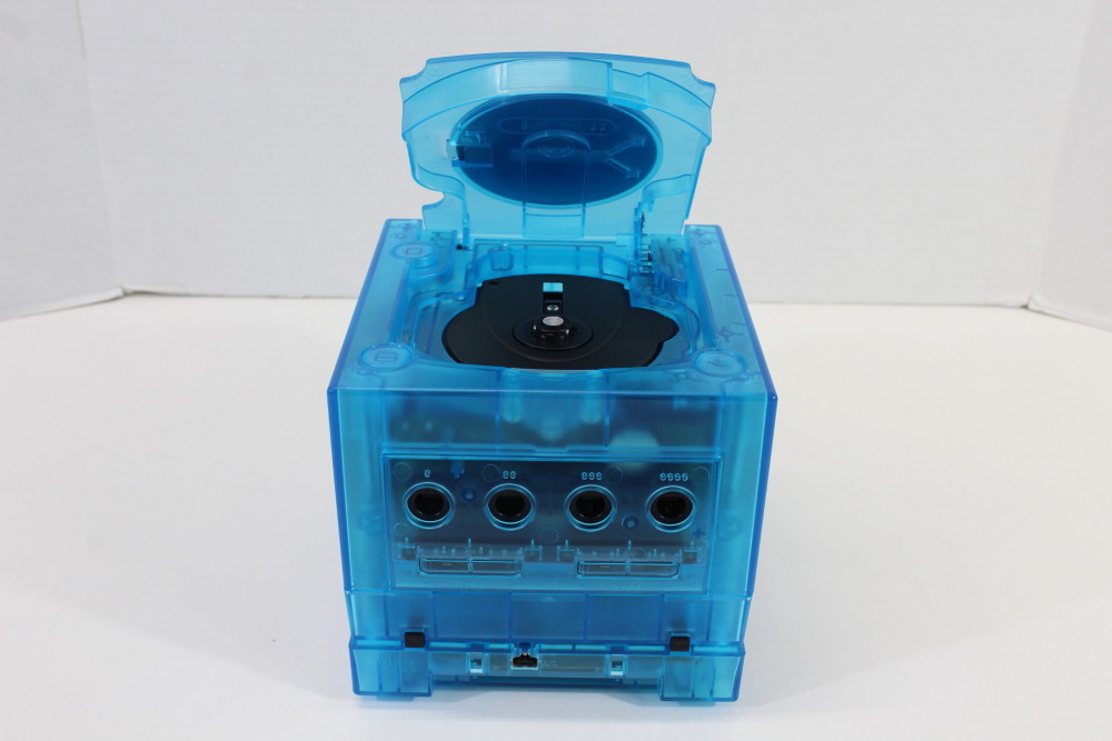 Nintendo GameCube Clear Ice Blue Console W/ NTSC-J & NTSC-U/C Region Switch Gameboy Player & Start up Disc (A) Nintendo GameCube GC