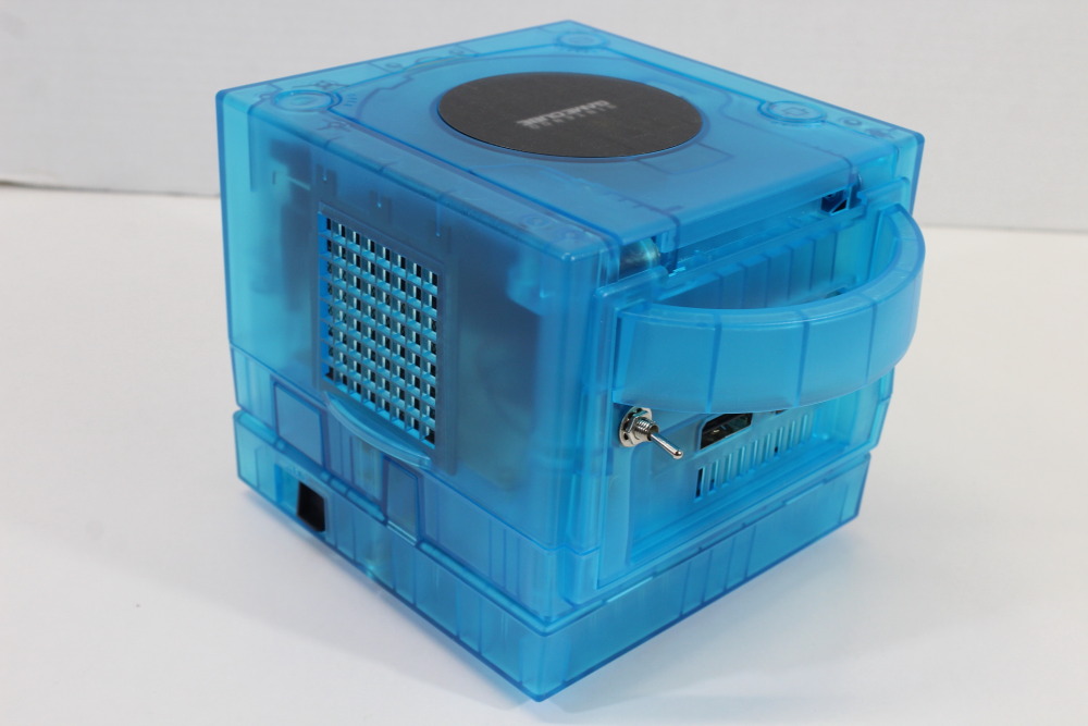 Nintendo GameCube Clear Ice Blue Console W/ NTSC-J & NTSC-U/C Region Switch Gameboy Player & Start up Disc (A) Nintendo GameCube GC