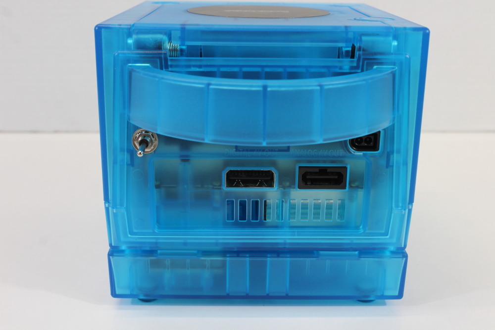 Nintendo GameCube Clear Ice Blue Console W/ NTSC-J & NTSC-U/C Region Switch Gameboy Player & Start up Disc (A) Nintendo GameCube GC
