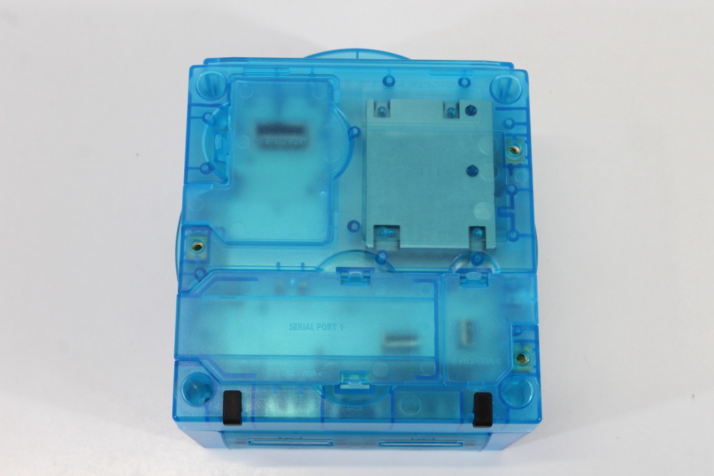 Nintendo GameCube Clear Ice Blue Console W/ NTSC-J & NTSC-U/C Region Switch Gameboy Player & Start up Disc (A) Nintendo GameCube GC