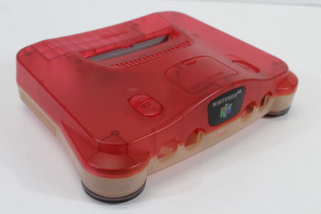 Nintendo 64 Toys R' Us Limited Clear Tropical Red x Clear Console OEM Replacement Shell (B) Nintendo 64 N64