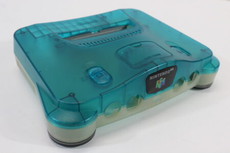 Nintendo 64 Toys R' Us Limited Clear Blue x Clear Console OEM Replacement Shell (C Cosmetic Damage) Nintendo 64 N64