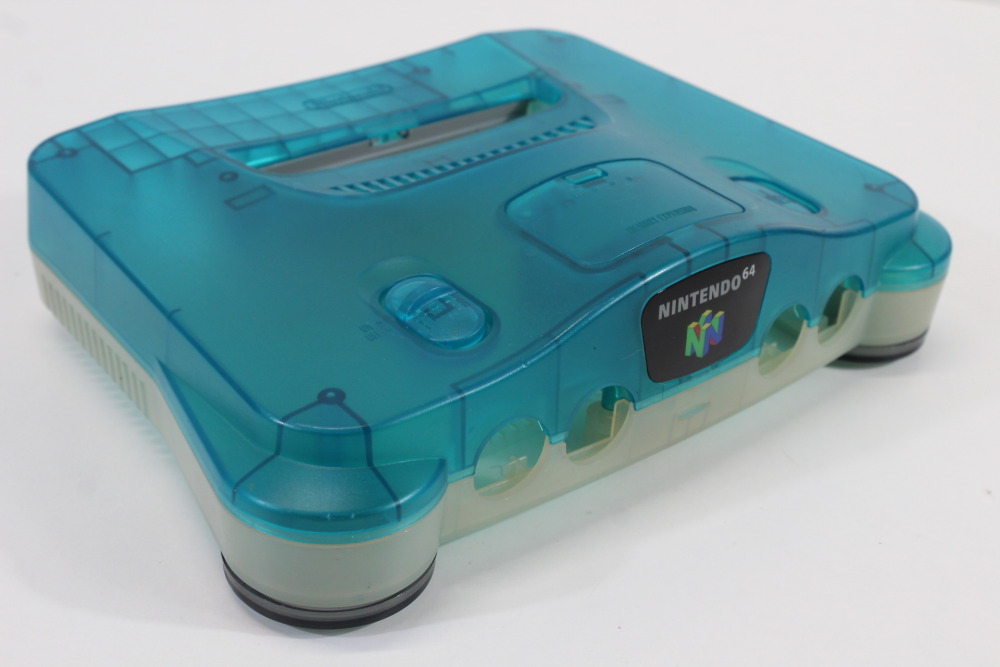 Nintendo 64 Toys R' Us Limited Clear Blue x Clear Console OEM Replacement Shell (C Cosmetic Damage) Nintendo 64 N64