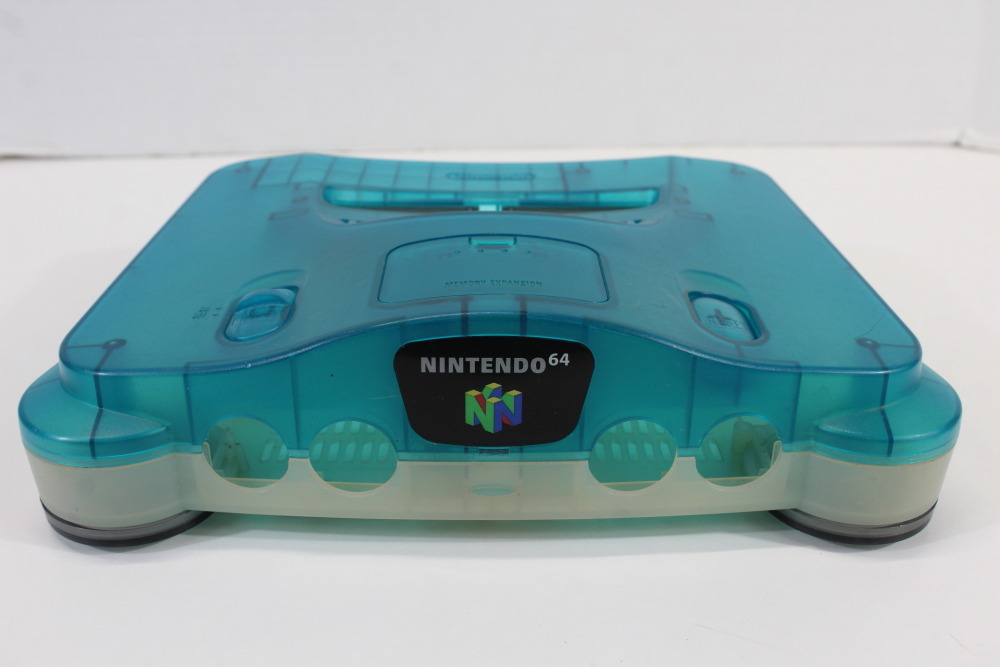 Nintendo 64 Toys R' Us Limited Clear Blue x Clear Console OEM Replacement Shell (C Cosmetic Damage) Nintendo 64 N64
