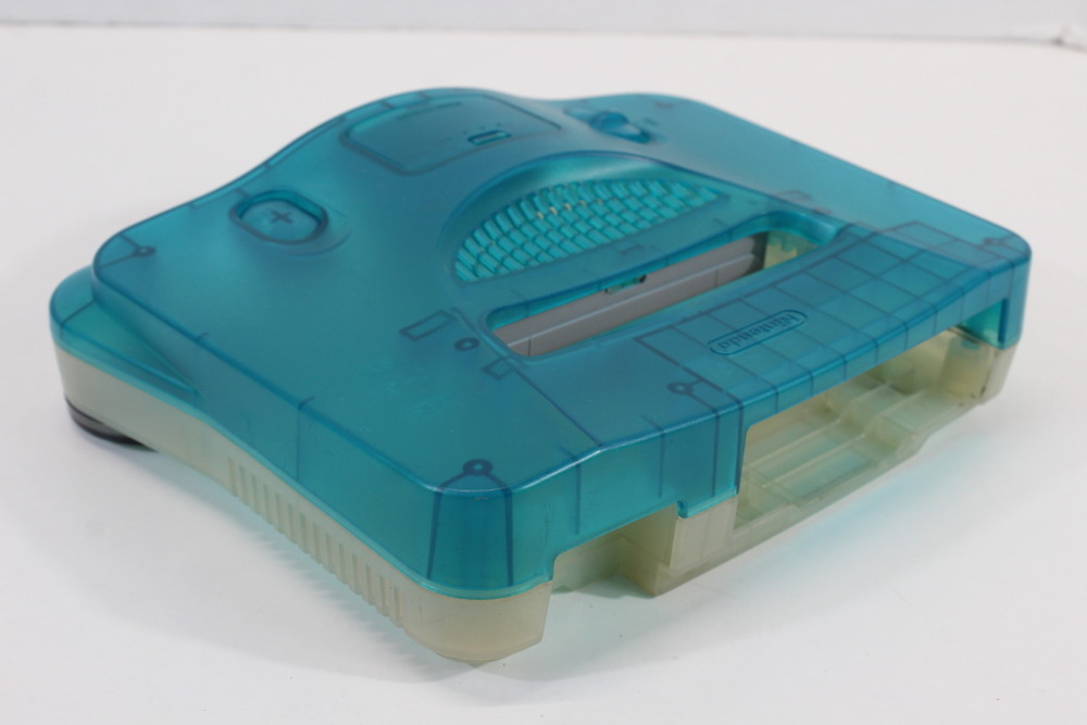 Nintendo 64 Toys R' Us Limited Clear Blue x Clear Console OEM Replacement Shell (C Cosmetic Damage) Nintendo 64 N64