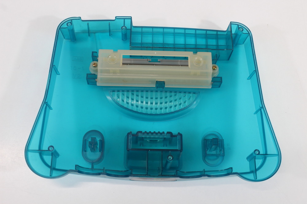 Nintendo 64 Toys R' Us Limited Clear Blue x Clear Console OEM Replacement Shell (C Cosmetic Damage) Nintendo 64 N64