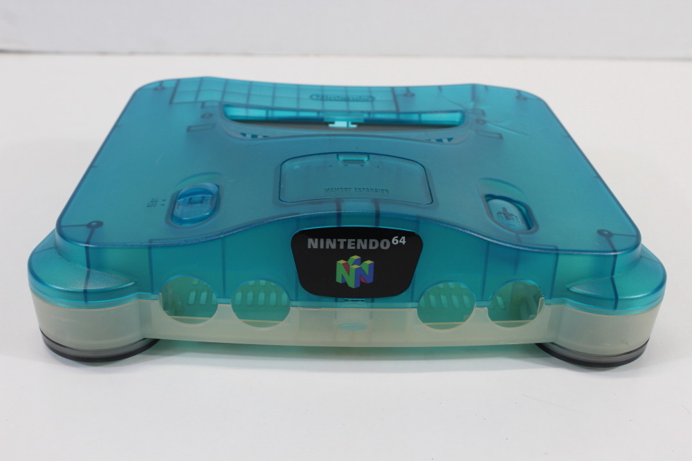 Nintendo 64 Toys R' Us Limited Clear Blue x Clear Console OEM Replacement Shell (C Cosmetic Damage) Nintendo 64 N64