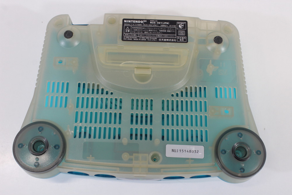 Nintendo 64 Toys R' Us Limited Clear Blue x Clear Console OEM Replacement Shell (C Cosmetic Damage) Nintendo 64 N64