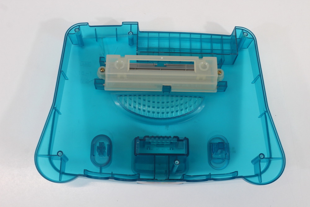 Nintendo 64 Toys R' Us Limited Clear Blue x Clear Console OEM Replacement Shell (C Cosmetic Damage) Nintendo 64 N64