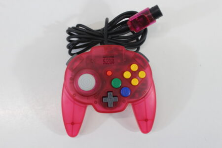 Hori Pad Mini Nintendo 64 Controller Clear Tropical Red (A) Nintendo 64 N64