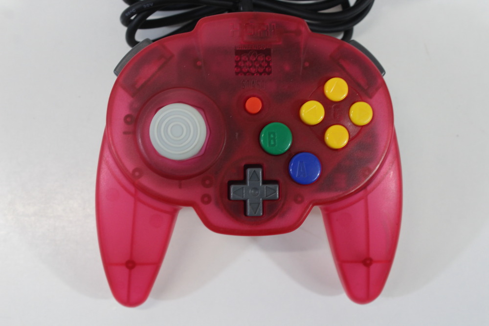 Hori Pad Mini Nintendo 64 Controller Clear Tropical Red (A) Nintendo 64 N64