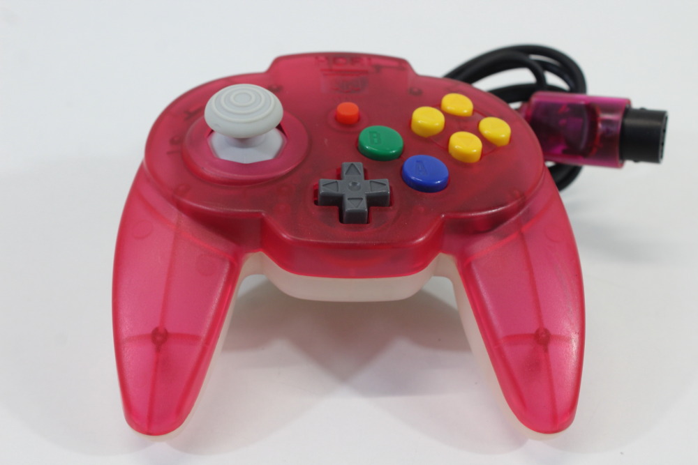 Hori Pad Mini Nintendo 64 Controller Clear Tropical Red (A) Nintendo 64 N64