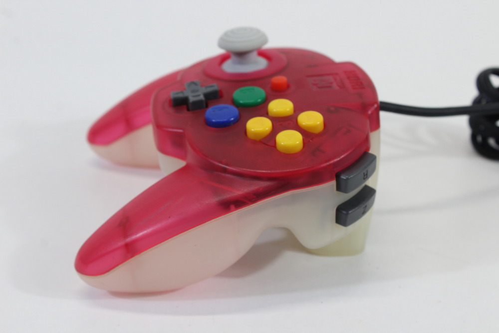 Hori Pad Mini Nintendo 64 Controller Clear Tropical Red (A) Nintendo 64 N64