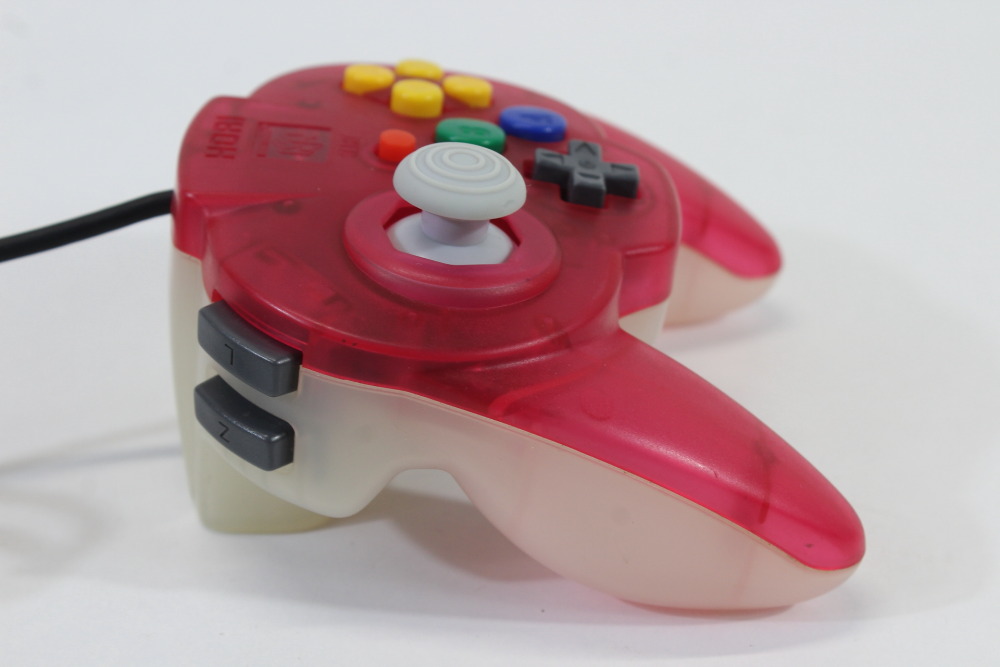 Hori Pad Mini Nintendo 64 Controller Clear Tropical Red (A) Nintendo 64 N64