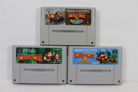 Lot of 3 Super Donkey Kong Country 1 2 3 (B) Nintendo Super Famicom SFC