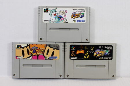 Lot of 3 Super Bomberman 1 2 3 (B) Nintendo Super Famicom SFC