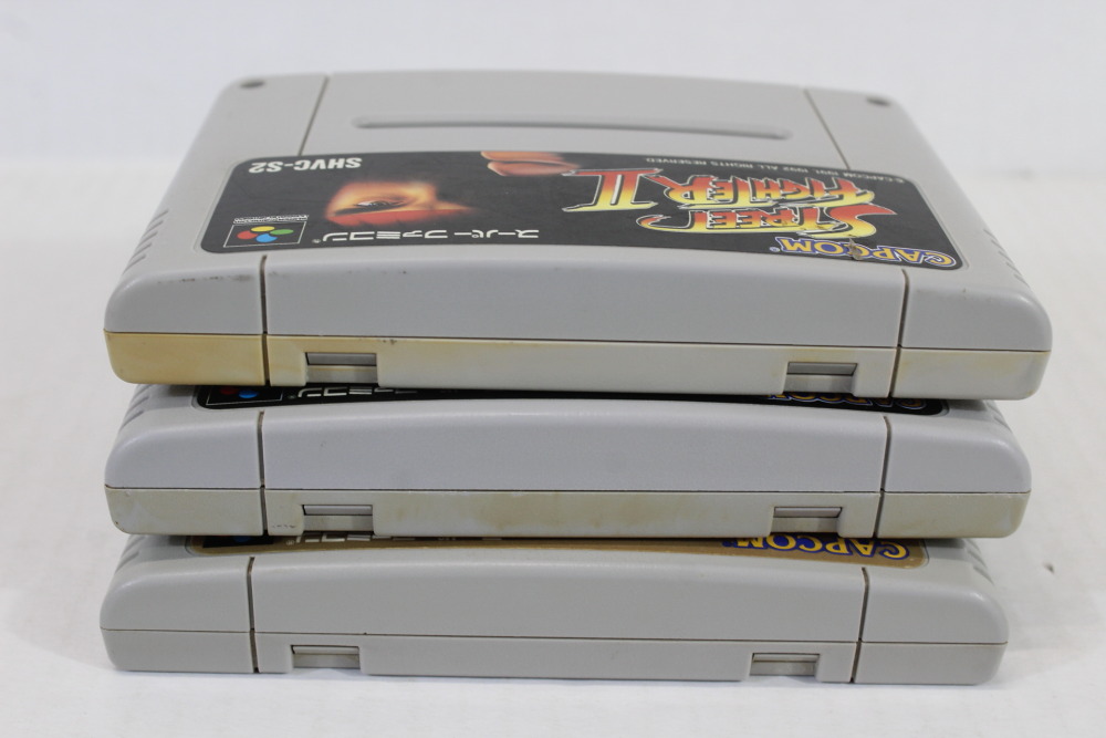 Lot of 3 Street Fighter II 2 Turbo Super (B) Nintendo Super Famicom SFC