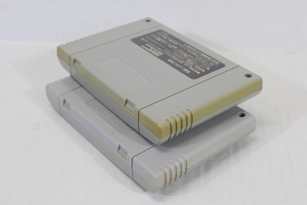 Lot of 2 Super Mario World & Kart (B) Nintendo Super Famicom SFC