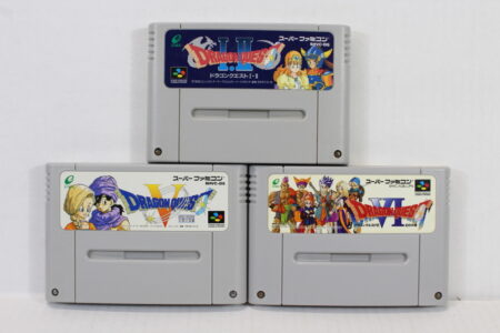 Lot of 3 Dragon Quest 1 2 5 6 I II V VI (B) Nintendo Super Famicom SFC