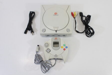 SEGA Dreamcast White Console & Controller AC AV HKT-3000 (B New Clock Battery & GD-ROM Recapped) SEGA Dreamcast DC