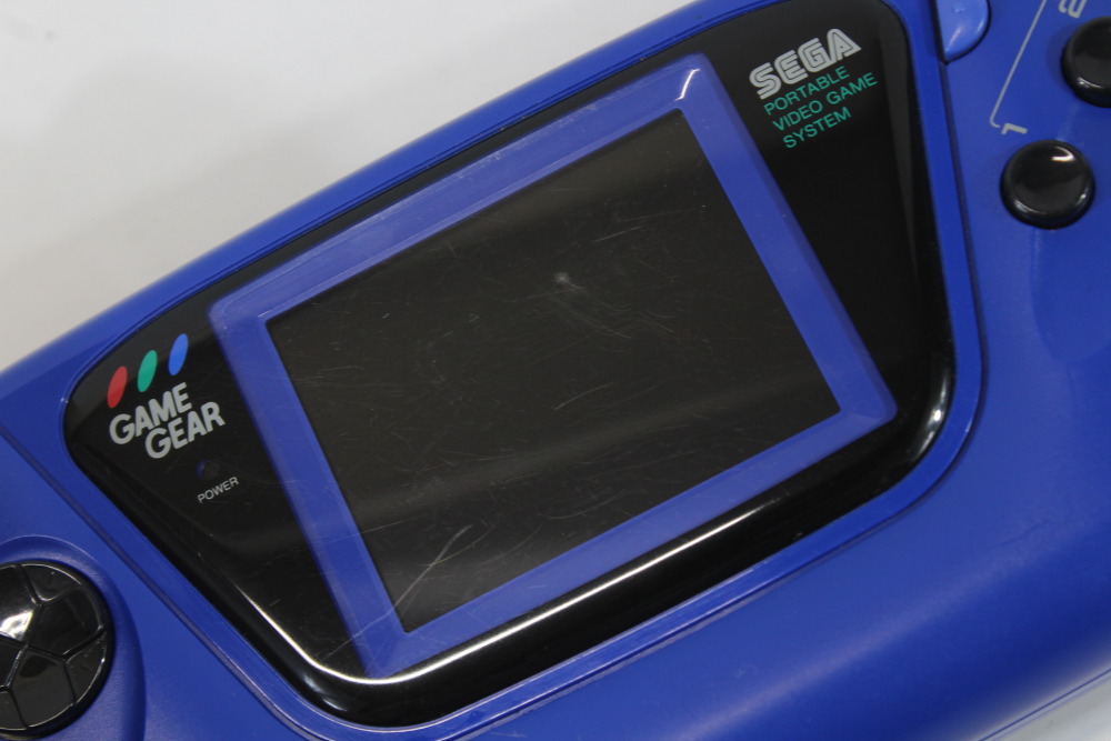 SEGA Game Gear Blue Console (NOT WORKING For Parts or Repair) SEGA Game Gear GG