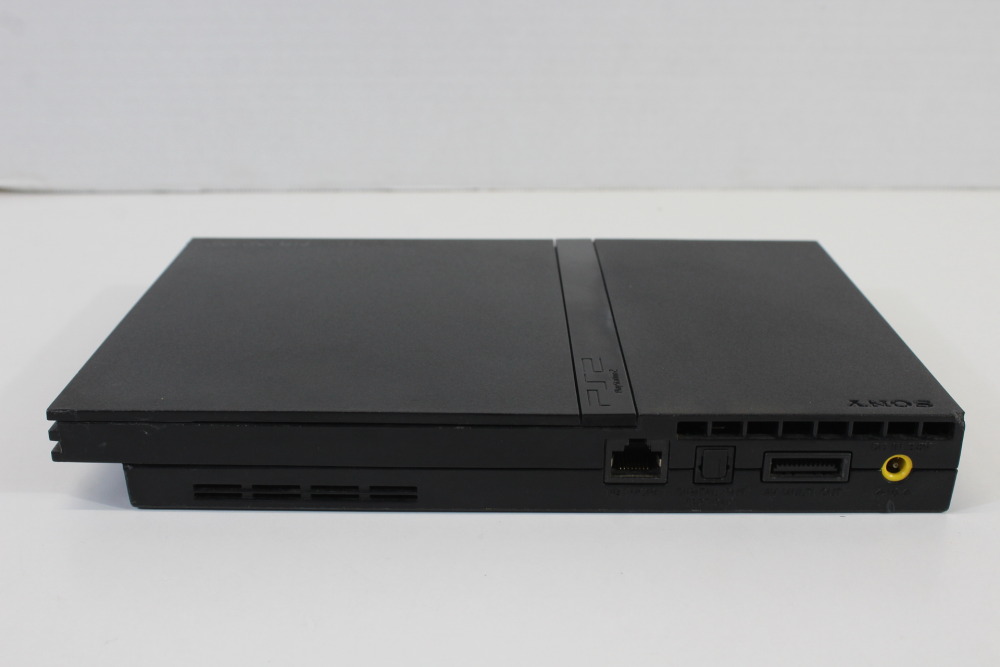 "New Laser" PS2 SCPH-77000 Slim Black Console & AV Cable AC Adapter (B) SONY PlayStation 2 PS2