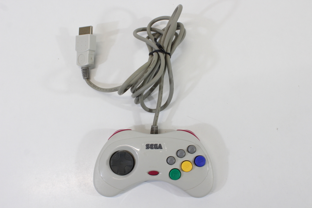 Official Sega Saturn White Controller HSS-0101 OEM (B) SEGA Saturn SS