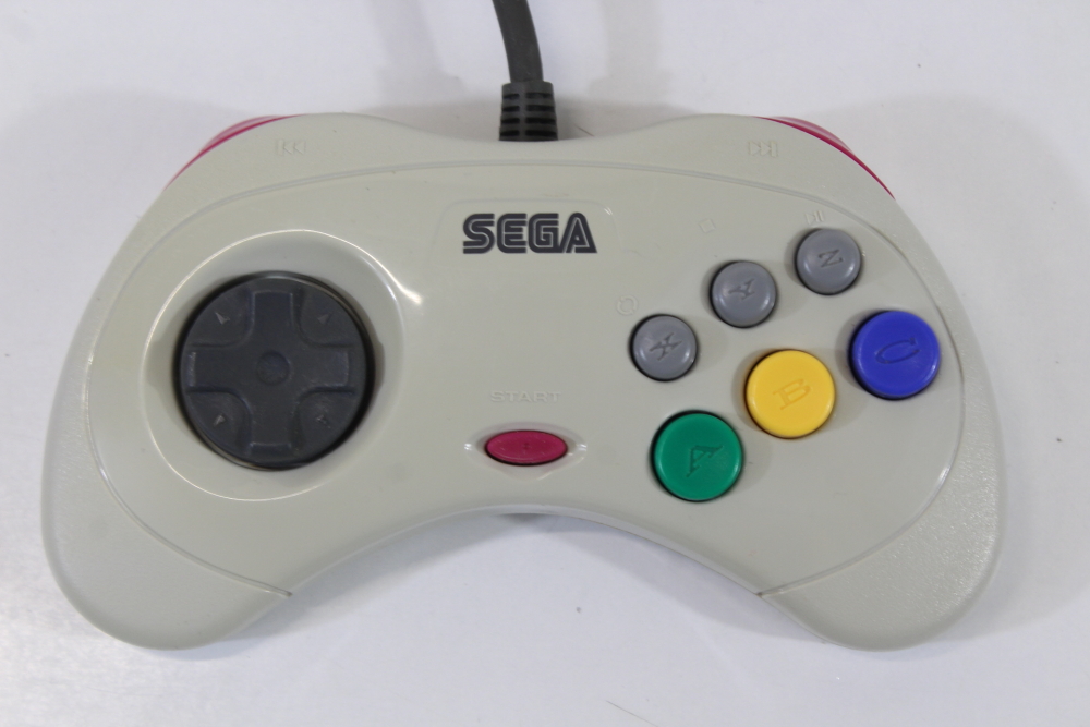Official Sega Saturn White Controller HSS-0101 OEM (B) SEGA Saturn SS
