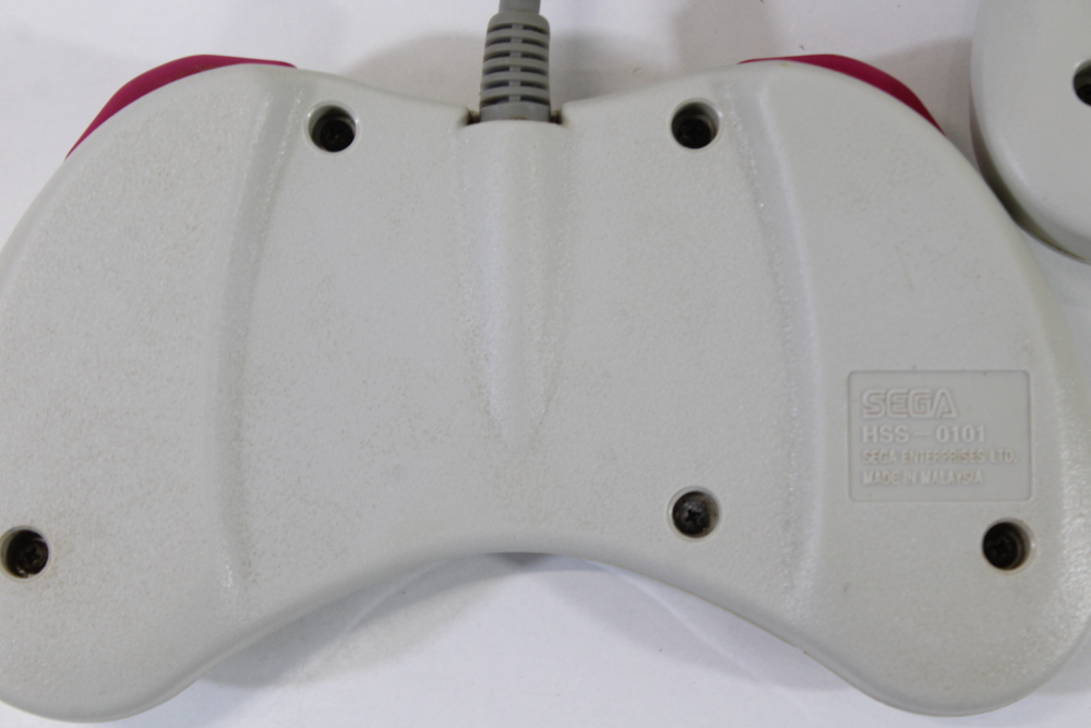 Lot of 2 Official Sega Saturn White Controllers HSS-0101 (B) SEGA Saturn SS