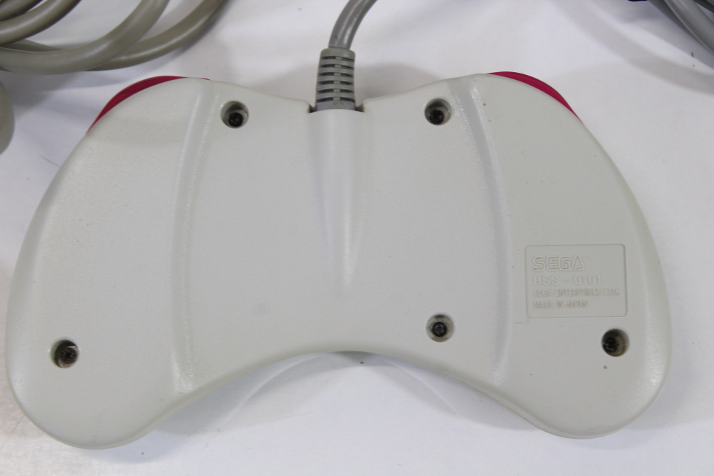 Lot of 2 Official Sega Saturn White Controllers HSS-0101 (C) SEGA Saturn SS