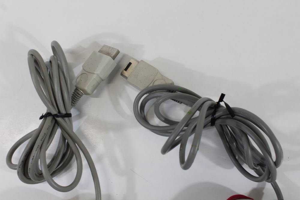 Lot of 2 Official Sega Saturn White Controllers HSS-0101 (C) SEGA Saturn SS