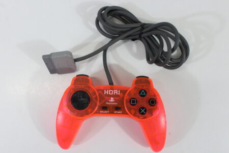 Hori Pad II 2 PS SLPH-00105 Clear Pink Controller Pad (B) Playstation PS1