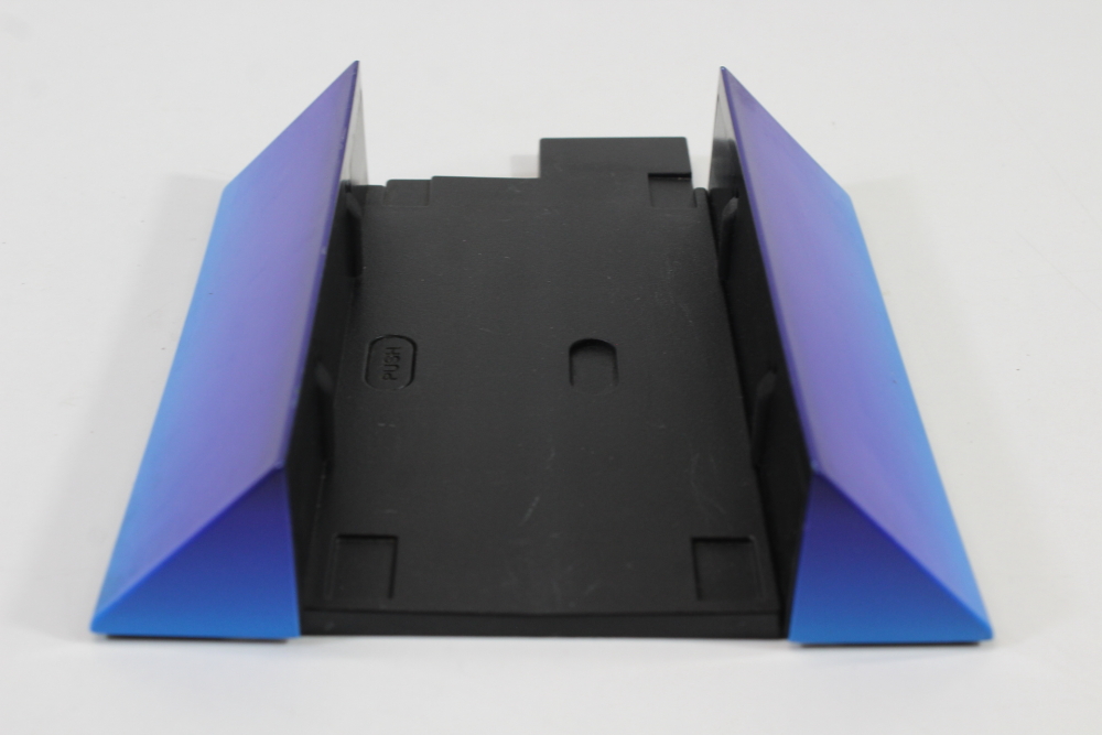 OEM Sony Playstation 2 Blue Vertical Stand SCPH-10220 Hard Drive Adjustable PS2 (CHIPPED)