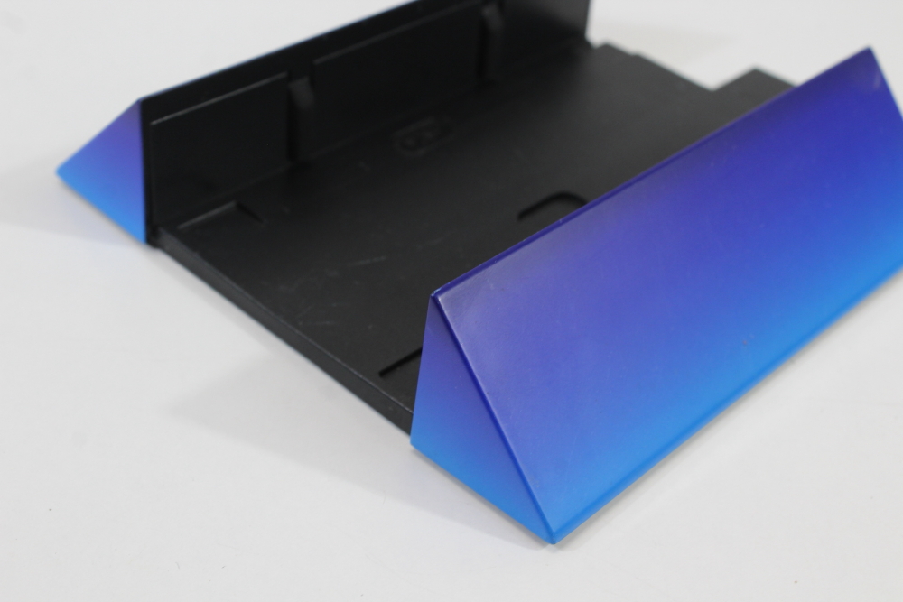 OEM Sony Playstation 2 Blue Vertical Stand SCPH-10220 Hard Drive Adjustable PS2 (CHIPPED)