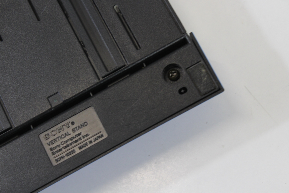OEM Sony Playstation 2 Blue Vertical Stand SCPH-10220 Hard Drive Adjustable PS2 (CHIPPED)
