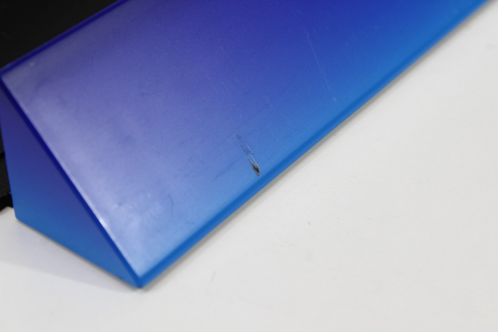 OEM Sony Playstation 2 Blue Vertical Stand SCPH-10040 PS2 (CHIPPED)