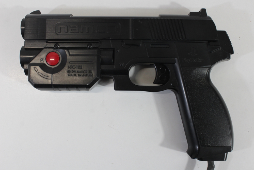 Namco NPC-103 GunCon Light Gun Controller With Gunbarl & Gunbullet (B) Playstation PS1