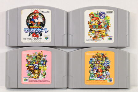 Lot of 4 Mario Kart 64 Mario Party 1 2 3 (B) Nintendo 64 N64