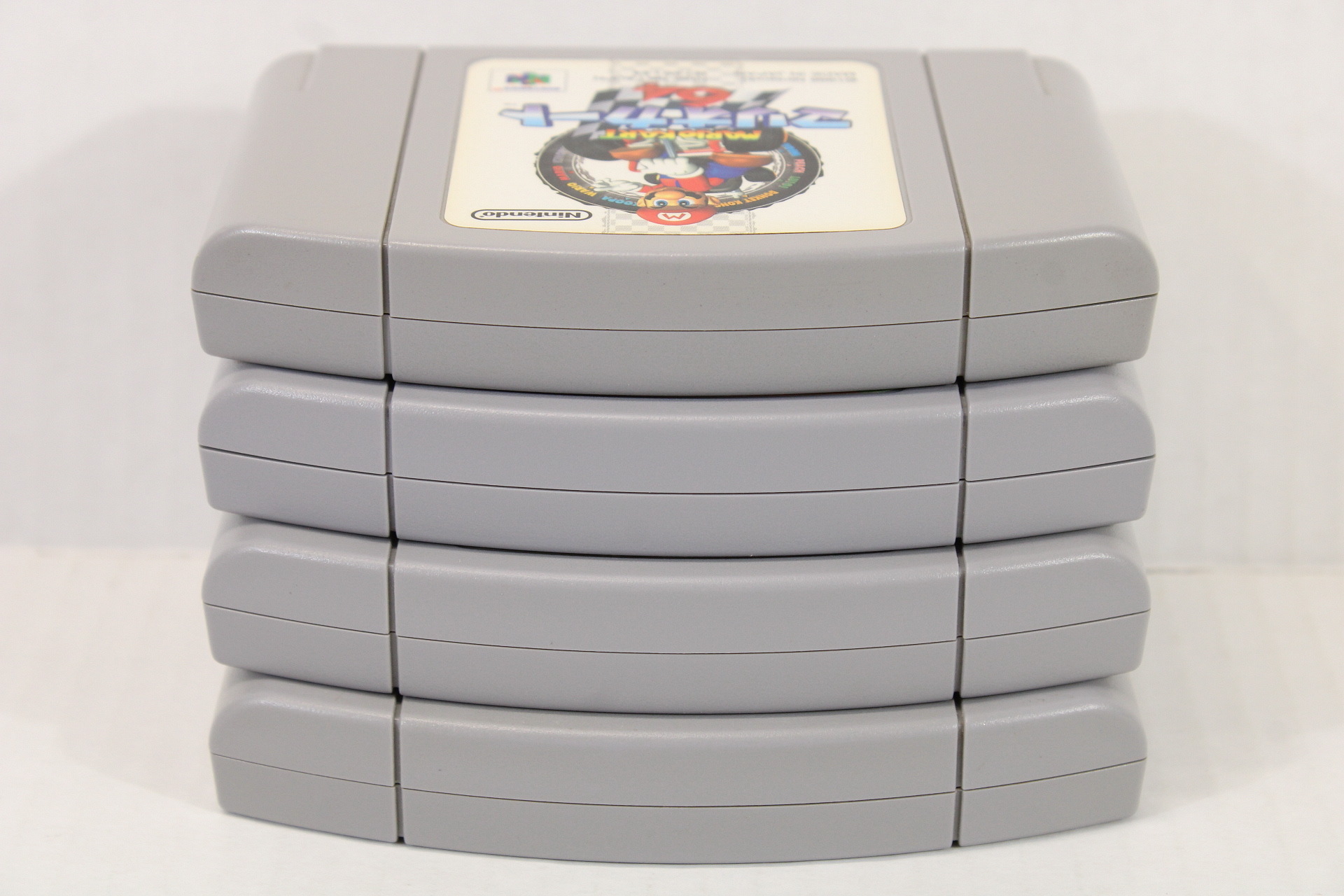 Lot of 4 Mario Kart 64 Pokemon Stadium King of Pro Baseball J. League Soccer (B) Nintendo 64 N64