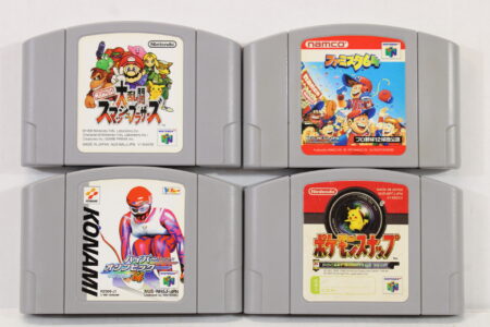 Lot of 4 Super Smash Bros Famista Baseball Nagano Olympics '98 Pokemon Snap (B) Nintendo 64 N64