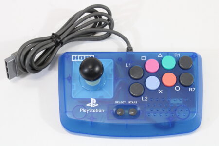 Hori Compact Joystick HPS-29 Clear Blue Controller (B) PlayStation PS2