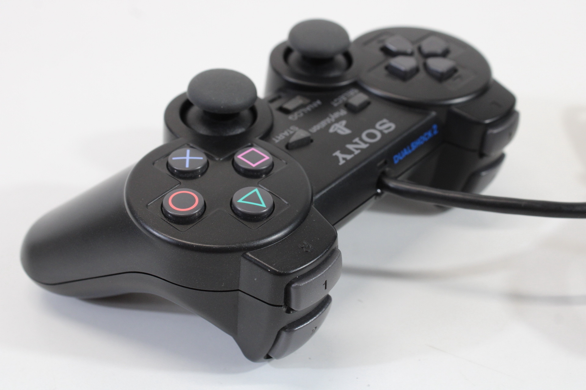 Official Dualshock 2 Black Controller Pad SCPH-10010 OEM (B) SONY PlayStation 2 PS2
