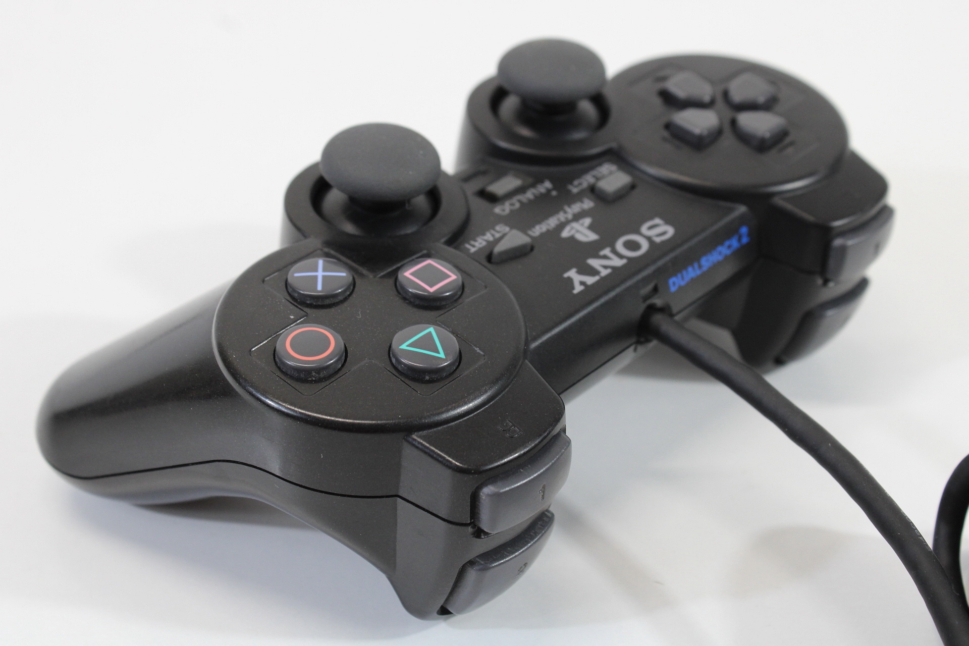 Official Dualshock 2 Black Controller Pad SCPH-10010 OEM (B) SONY PlayStation 2 PS2
