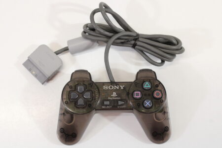 Official PlayStation Controller Pad Smoke Clear Black SCPH-1080 OEM (B) Sony PlayStation PS