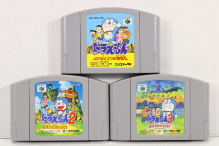 Lot of 3 Doraemon 1 2 3 (B) Nintendo 64 N64