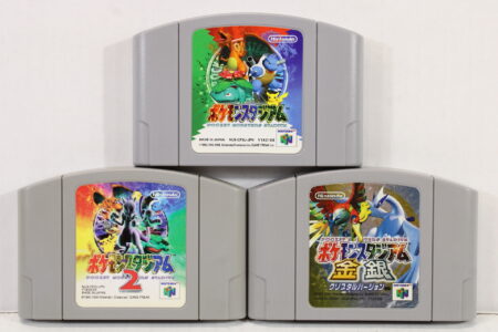 Lot of 3 Pokemon Stadium 1 2 Gold & Silver (C) Nintendo 64 N64
