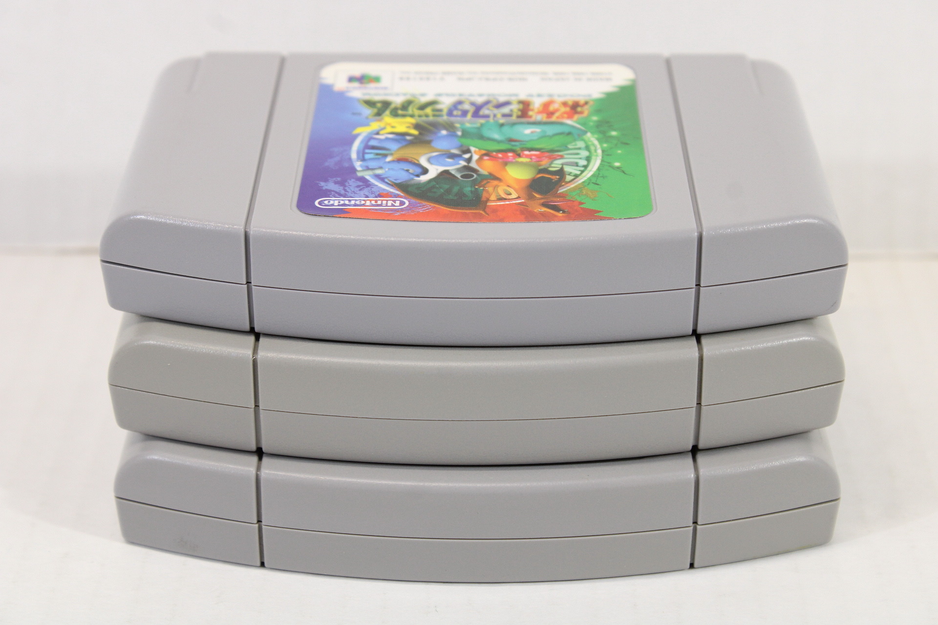 Lot of 3 Pokemon Stadium 1 2 Gold & Silver (C) Nintendo 64 N64