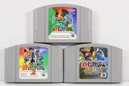 Lot of 3 Pokemon Stadium 1 2 Gold & Silver (C) Nintendo 64 N64