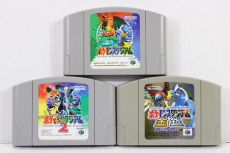 Lot of 3 Pokemon Stadium 1 2 Gold & Silver (C) Nintendo 64 N64